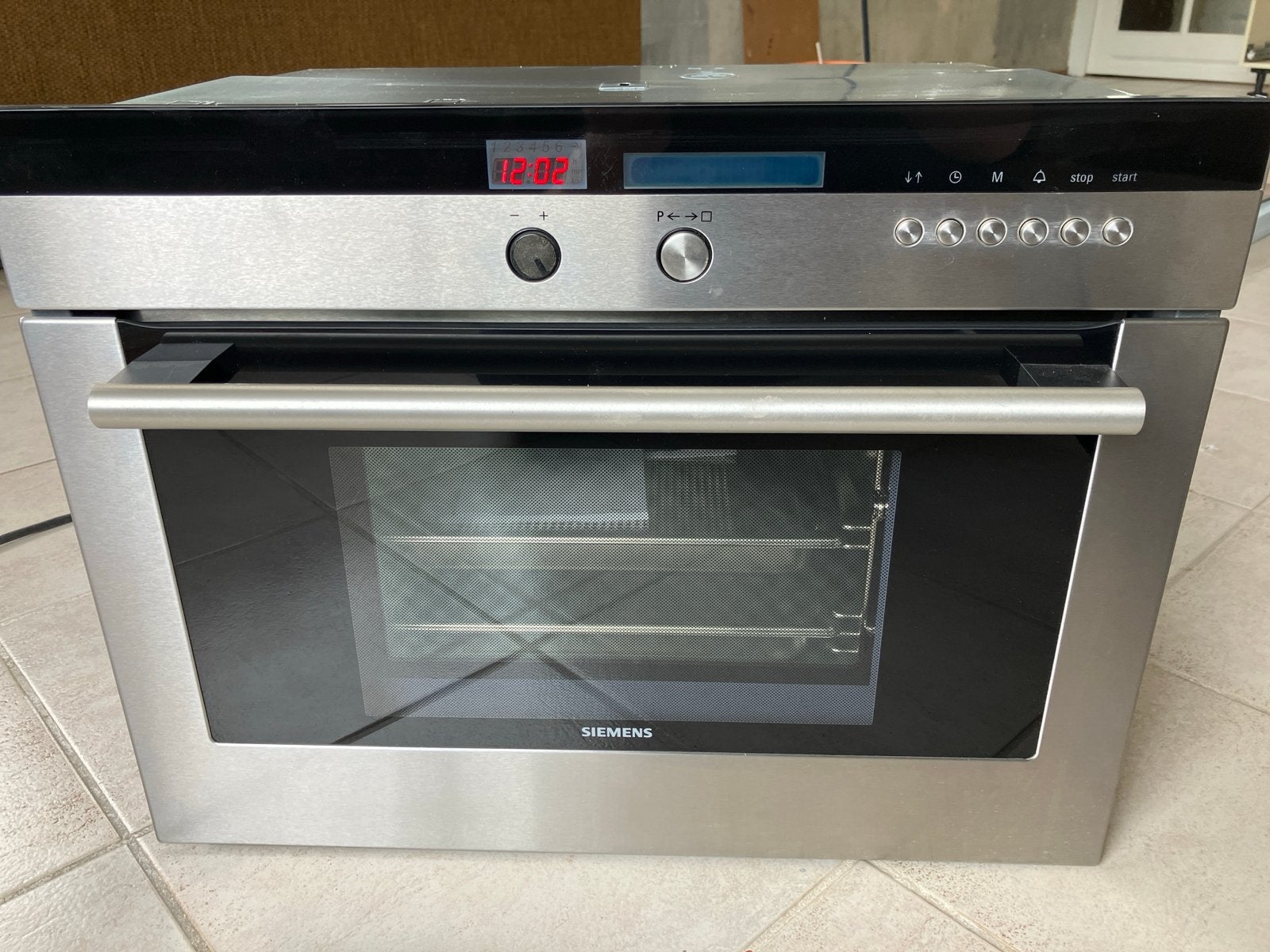 Siemens Inbouw stoomoven - Zo goed als nieuw, Ophalen, 45 tot 50 cm, Siemens, Inbouw
