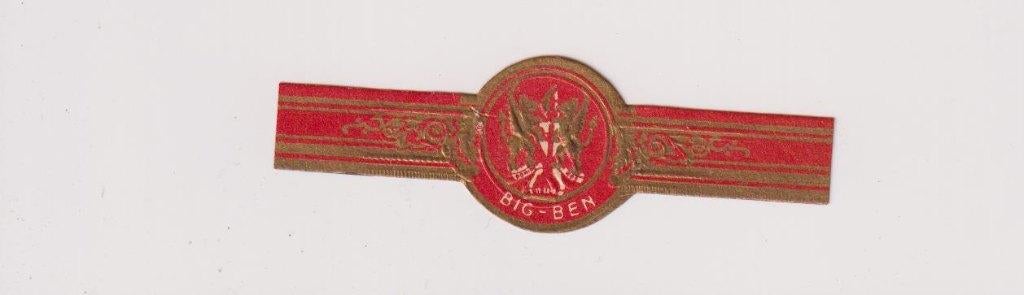 sigarenbanden - BIG BEN, Verzamelen, Rookartikelen, Aanstekers en Luciferdoosjes, Ophalen of Verzenden, Zo goed als nieuw, Sigarenbandjes