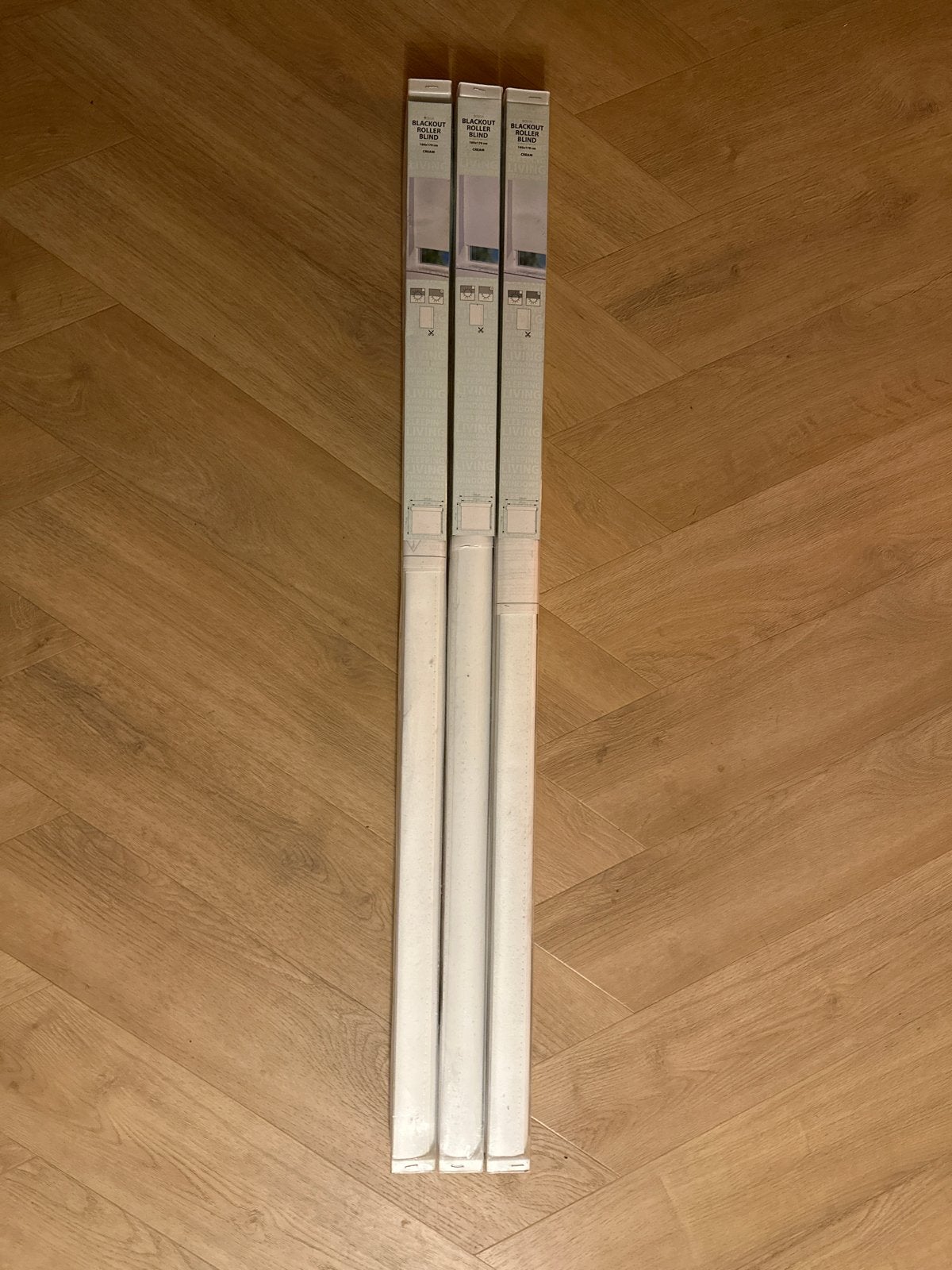 3x Bolga Verduisterende Rolgordijnen Crème 100x170cm, Ophalen, Overige merken, Verduisterend, Nieuw