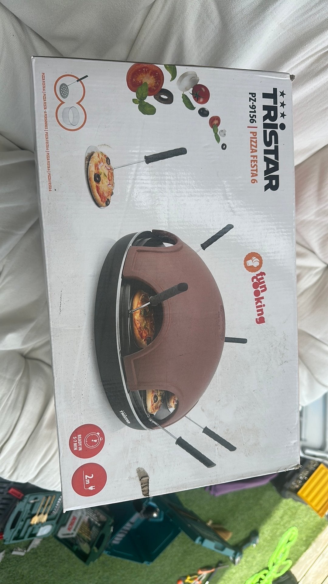 Tristar pizza festa 6, Ophalen of Verzenden, Zo goed als nieuw, 4 t/m 7 personen