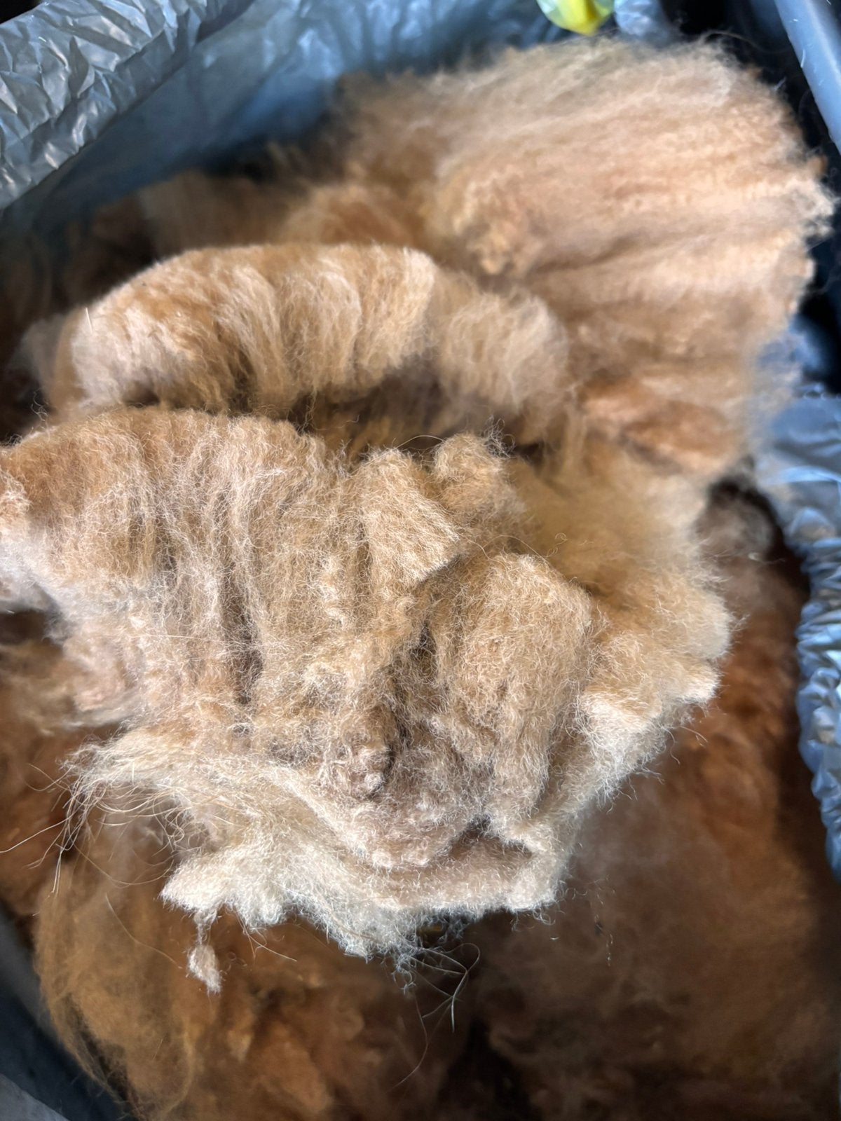 Alpaca wol, Hobby en Vrije tijd, Ophalen of Verzenden, Zo goed als nieuw, Spinwol