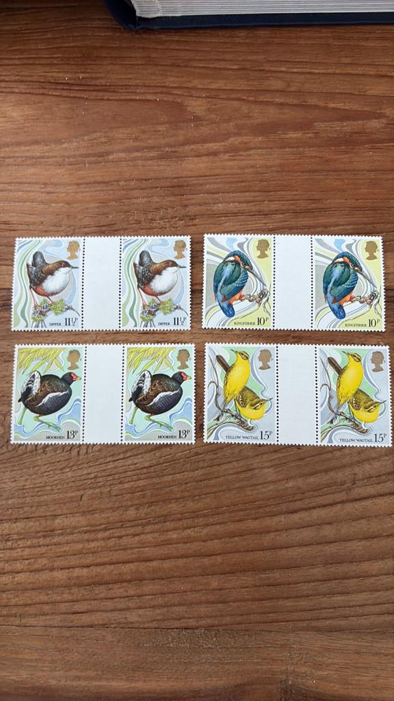 Groot-Brittannië 1980 Vogels Gutterpairs Postfris, Verzenden, Postfris