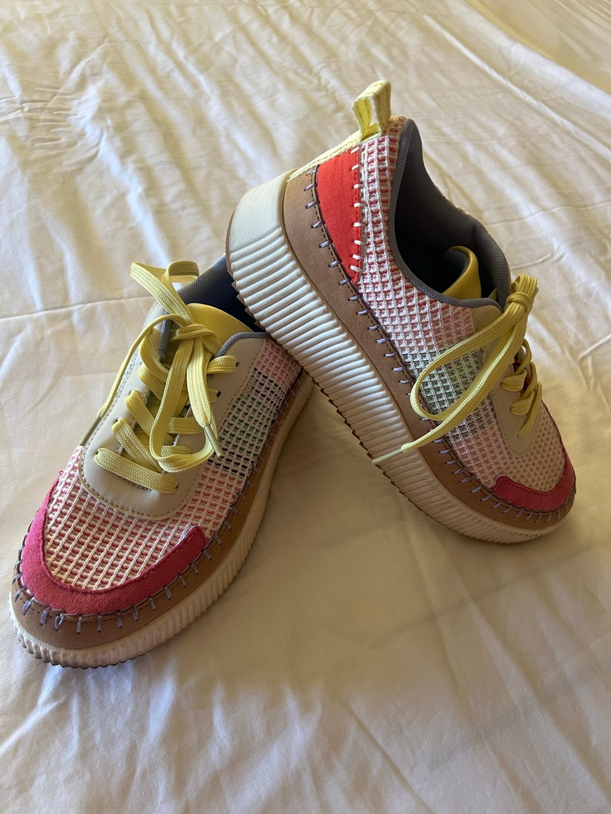 Leuke Dames Sneakers van Posch - Maat 41, Ophalen of Verzenden, Gedragen, Overige kleuren, Sneakers of Gympen