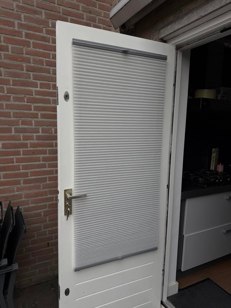 Top-down plissé gordijn lichtgrijs, Ophalen, 200 cm of meer, Nieuw, 50 tot 100 cm