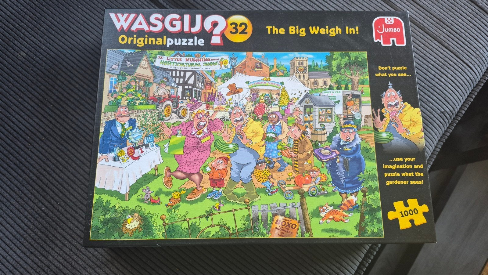 complete WasGij orginial 32 The big weigh in!, Ophalen of Verzenden, 500 t/m 1500 stukjes, Zo goed als nieuw, Legpuzzel