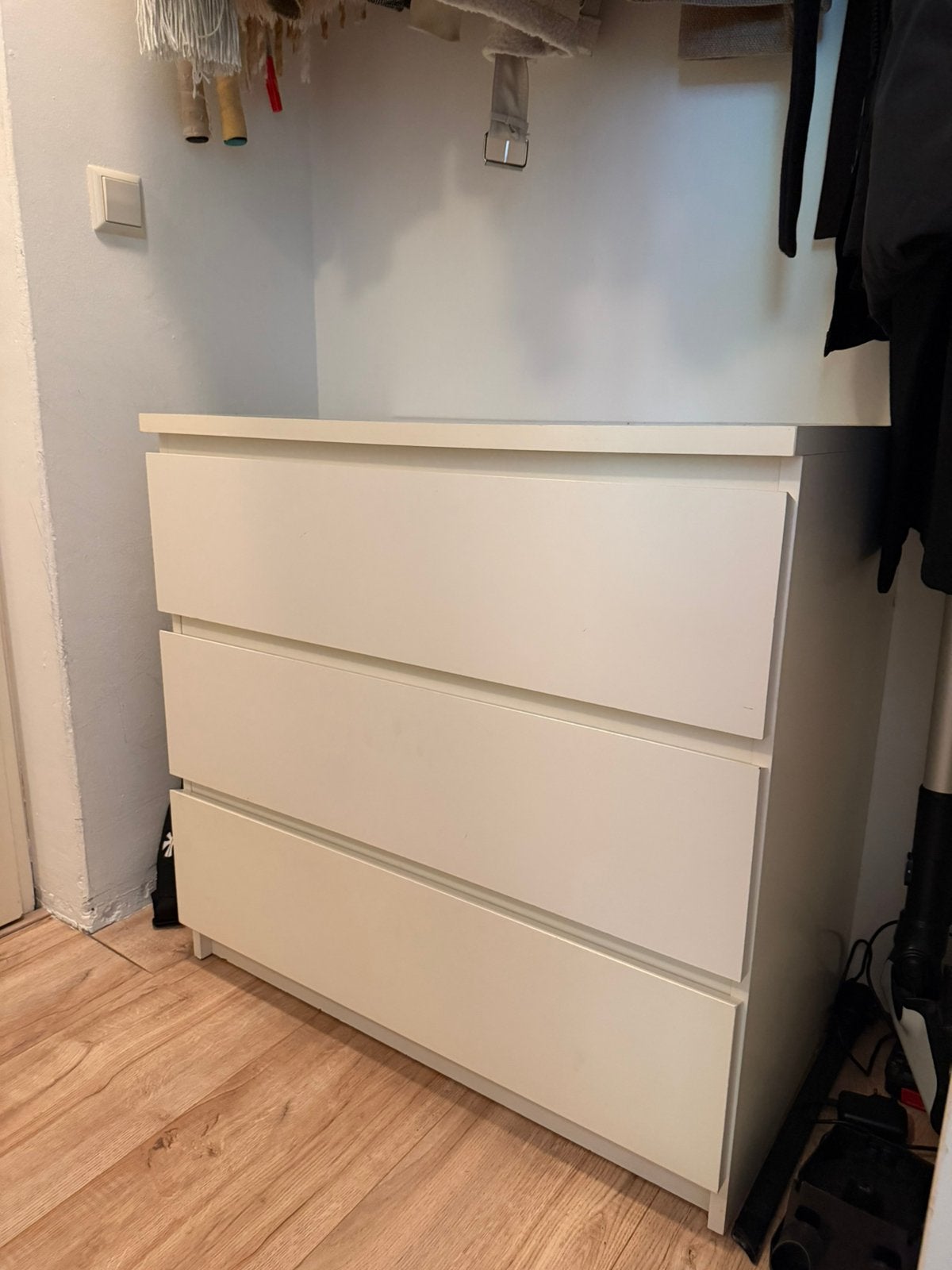 Ikea malm ladekast 80x78, Ophalen, 50 tot 100 cm, Zo goed als nieuw, 3 of 4 laden