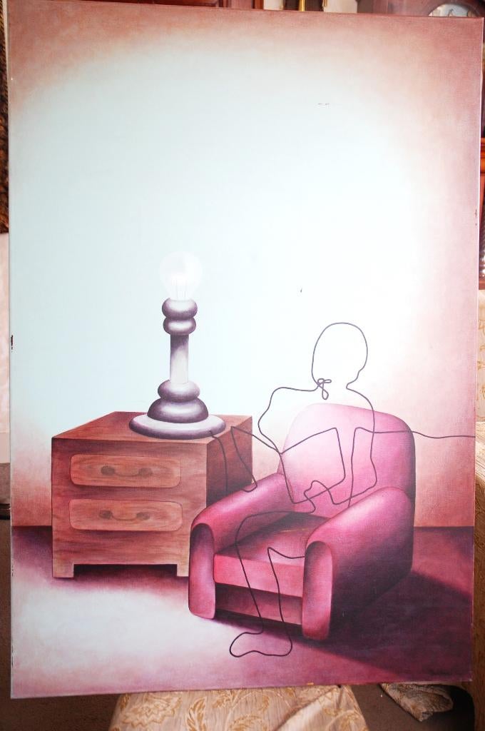 Schilderij van de Nederlandse Silvia Kuijlaars, Ophalen of Verzenden, Minder dan 50 cm, Schilderij, Minder dan 50 cm