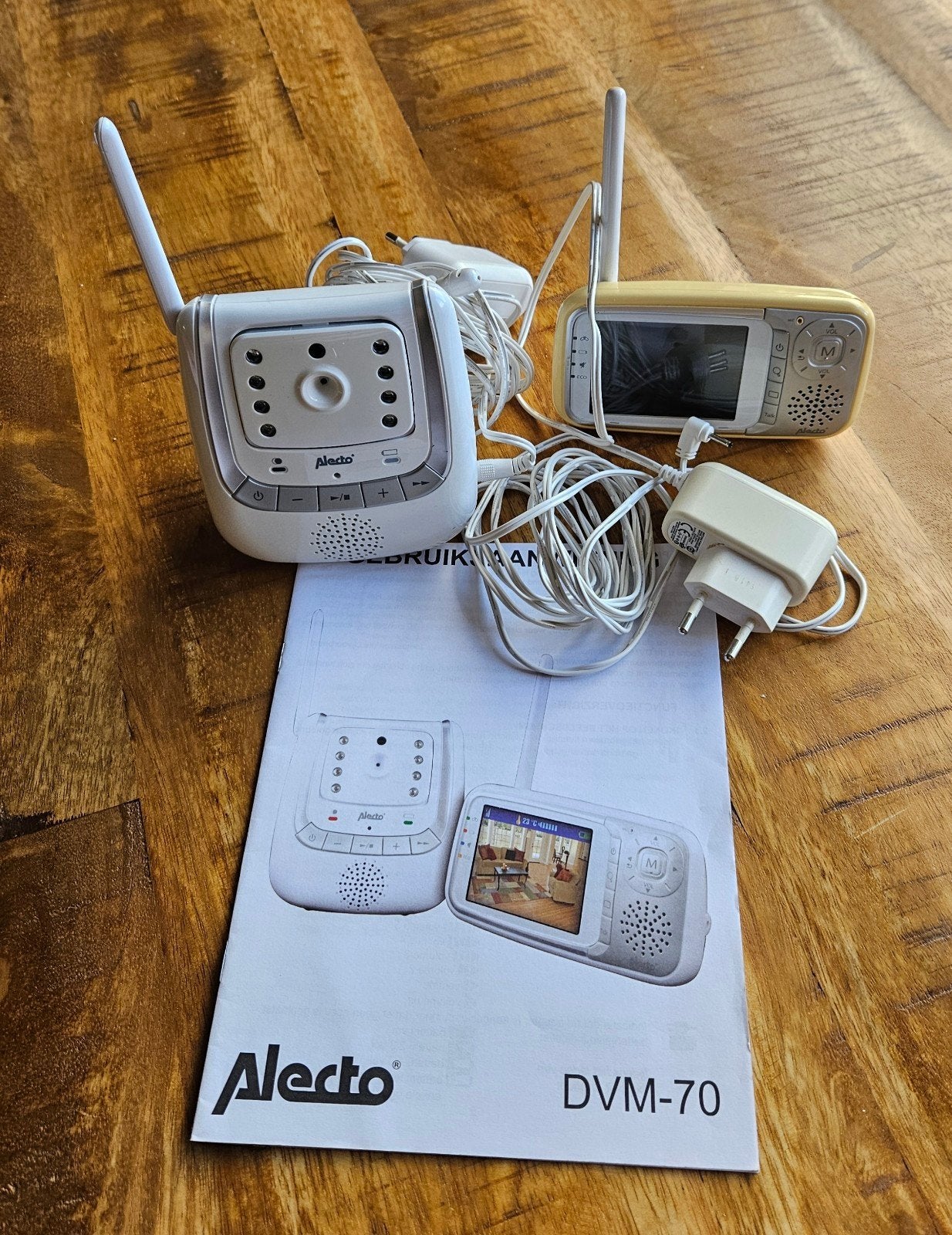 Alecto DVM-70 Beeldbabyfoon met camera, Ophalen, Gebruikt, Camera