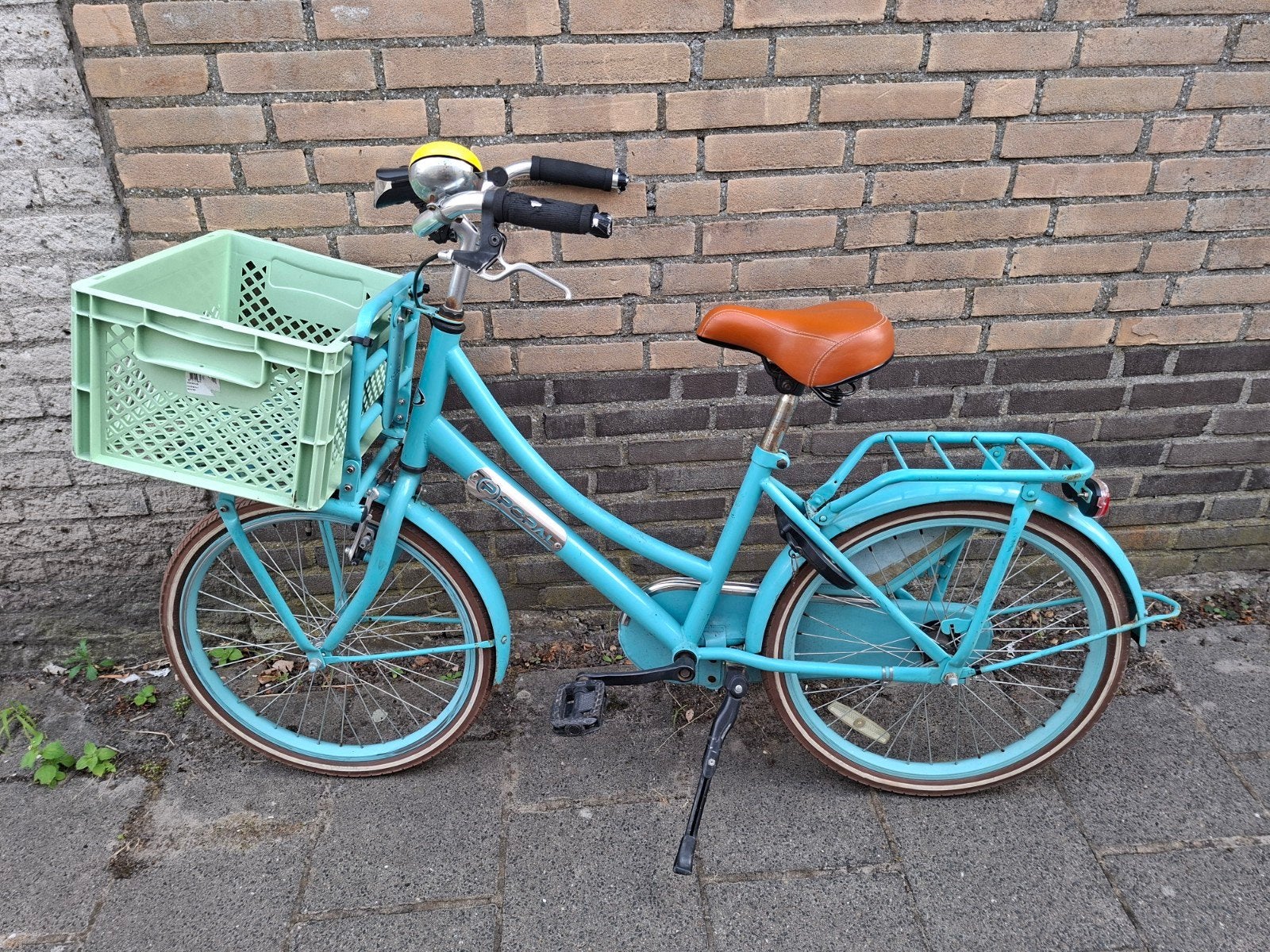 Popal meisjesfiets - Goed gebruikt, t.e.a.b., Gebruikt, Velgrem, Ophalen of Verzenden, Handrem