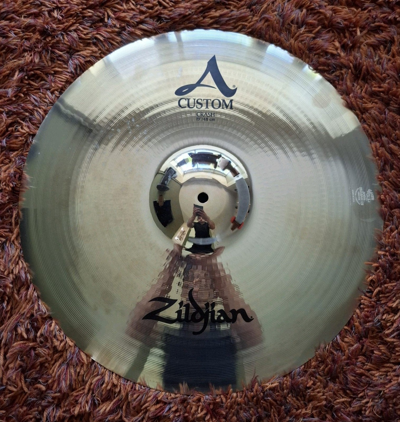 ZGAN Zildjian A Custom 19" Crash bekken / cymbal, ., Drums of Percussie, Ophalen of Verzenden, Zo goed als nieuw
