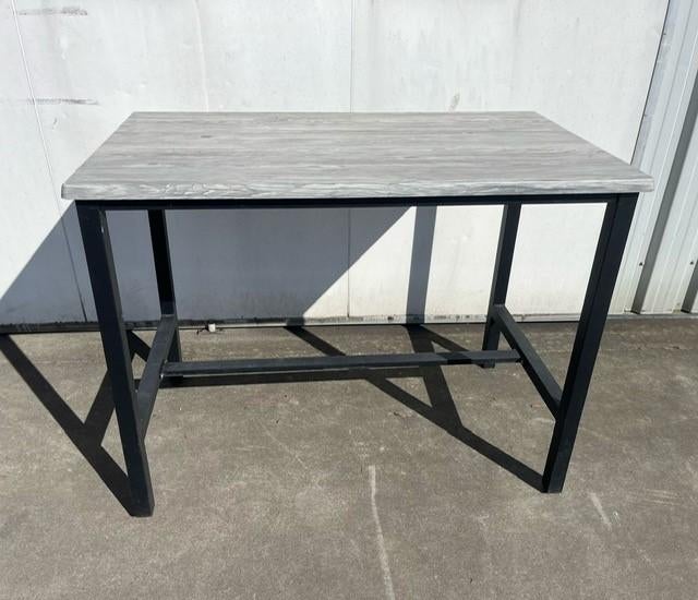 statafel 140x80 cafe mancave outdoor hangtafel bartafel, Ophalen, Zo goed als nieuw