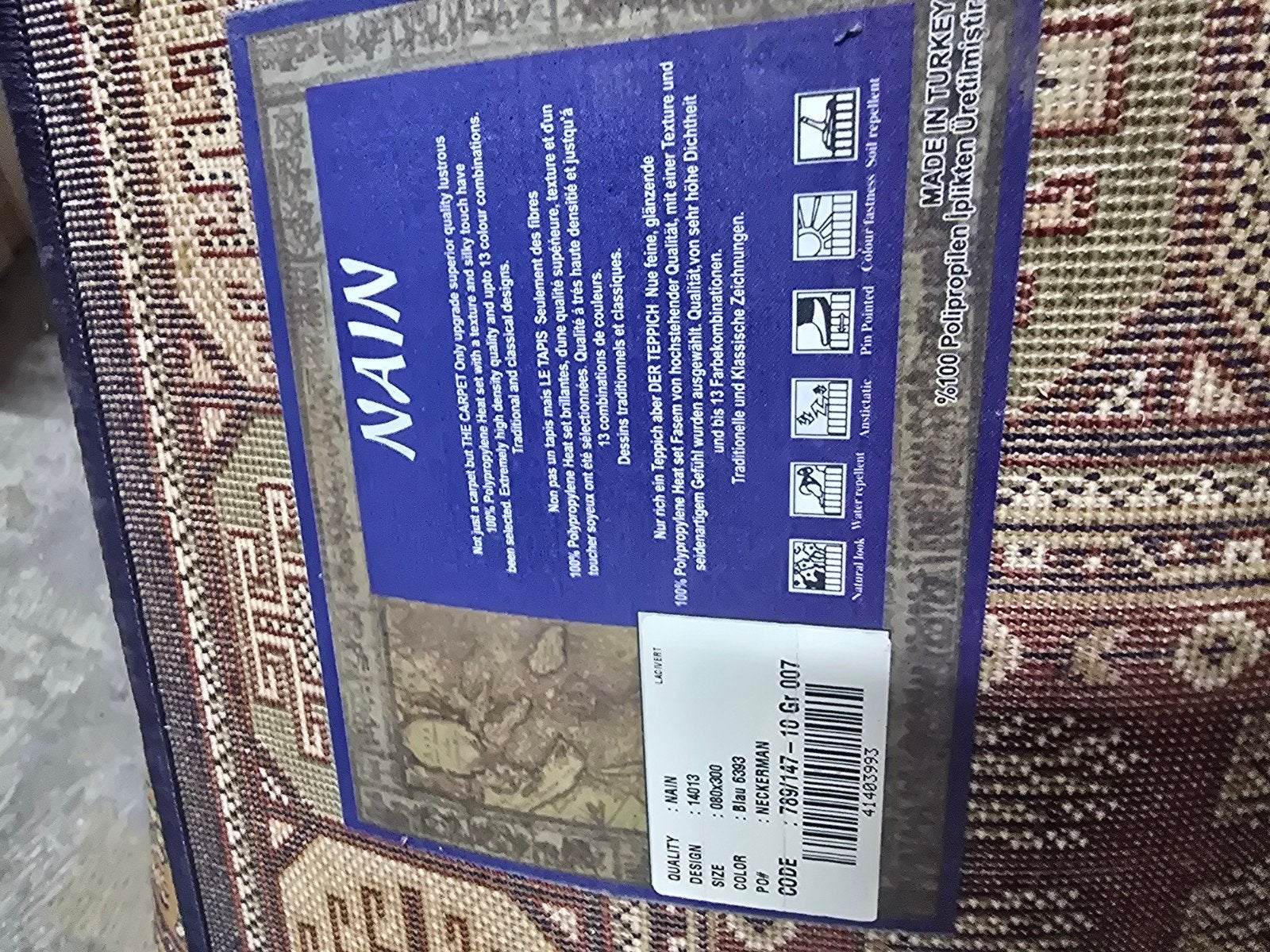 Lange Nain loper met traditionele patronen, Minder dan 50 cm, Onbekend, Turkije, Traditioneel, Klassiek, Oosters, Info@nainrugs.com