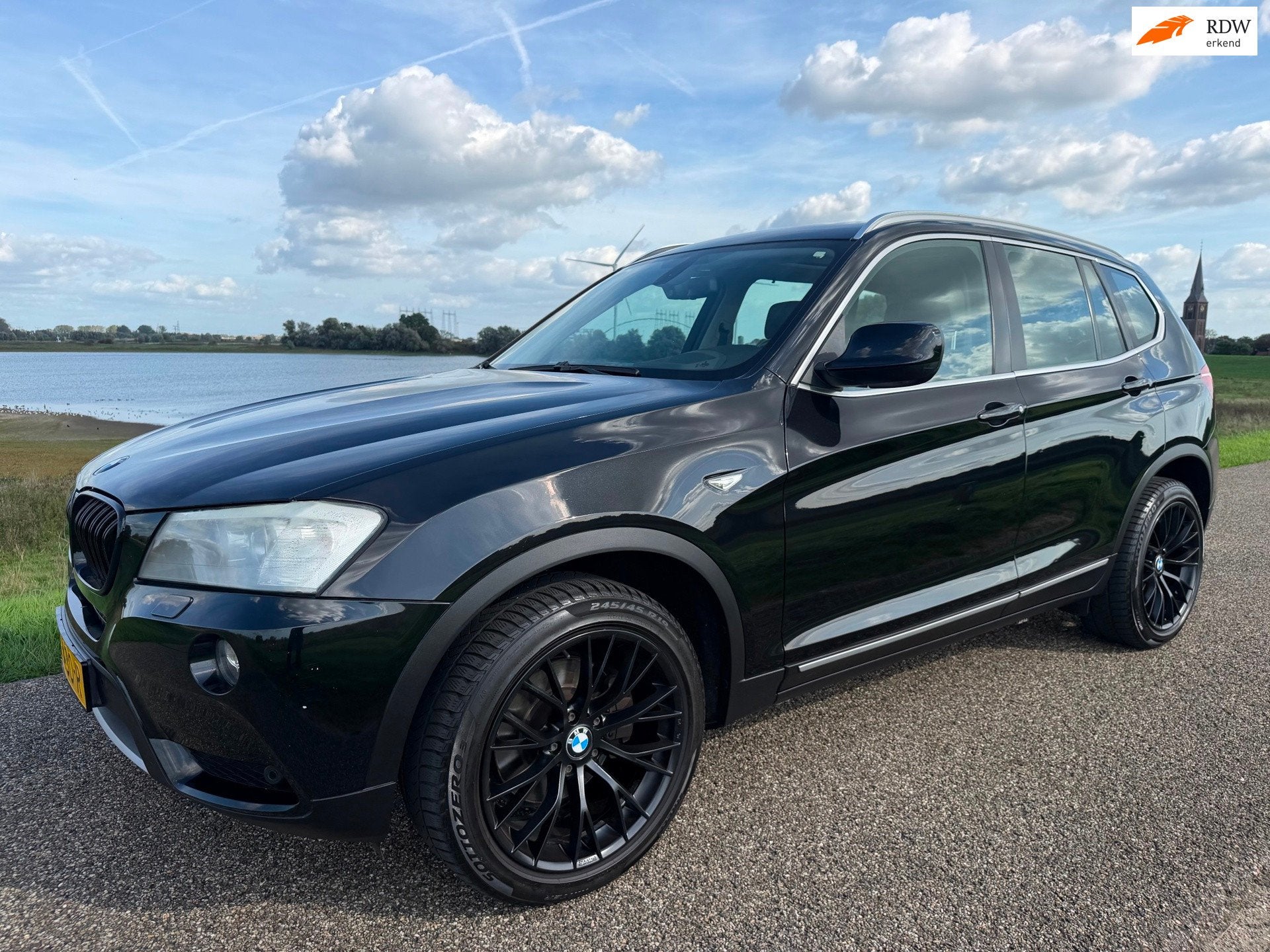 BMW X3 XDrive35i High Executive, Auto's, Automaat, Gebruikt, Zwart, 2000 kg