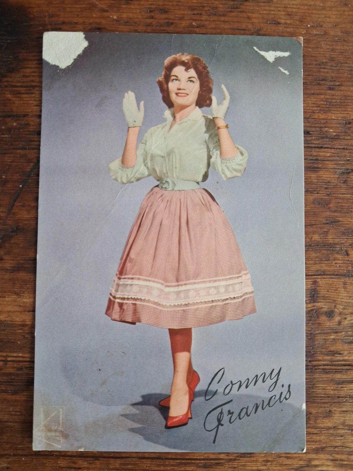 Ansichtkaart Conny Francis, Ophalen of Verzenden, 1960 tot 1980