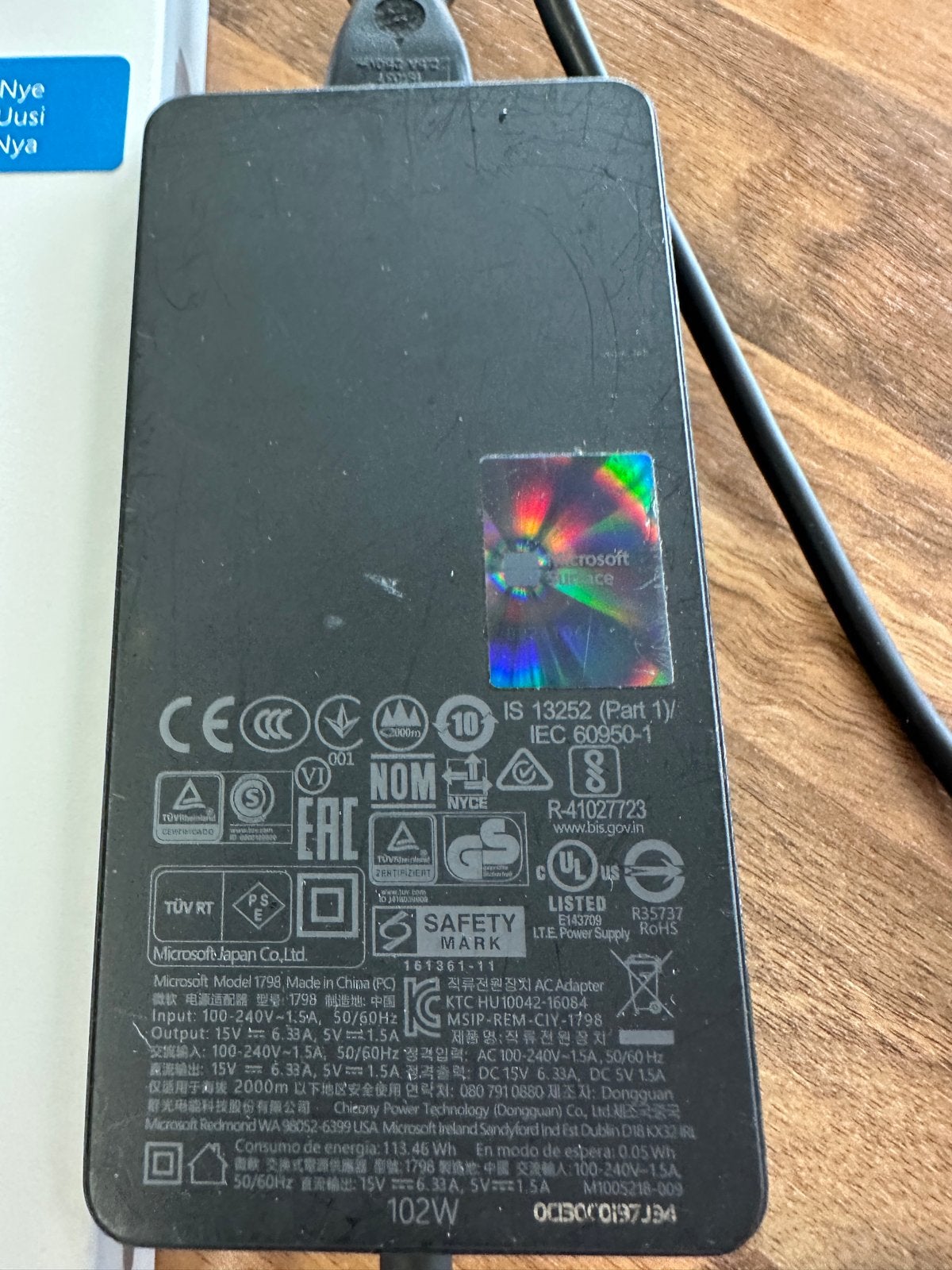 Microsoft Surface Pen Model 1776 en Oplader 102W, Computers en Software, Overige Computers en Software, Nieuw, Ophalen of Verzenden