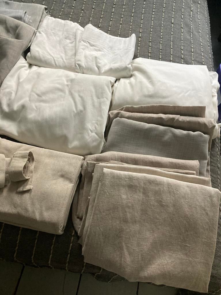 Veel gordijnenstof en kant en klaar gordijnen, Huis en Inrichting, Stoffering | Gordijnen en Lamellen, Ophalen of Verzenden, Zo goed als nieuw
