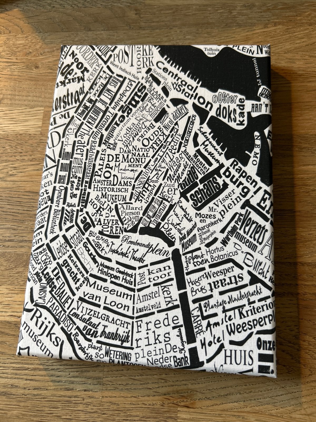 Amsterdam Puzzel 100 Stukjes - Stadskaart Design, Ophalen of Verzenden, Meer dan 50 stukjes, Gebruikt, 6 jaar of ouder