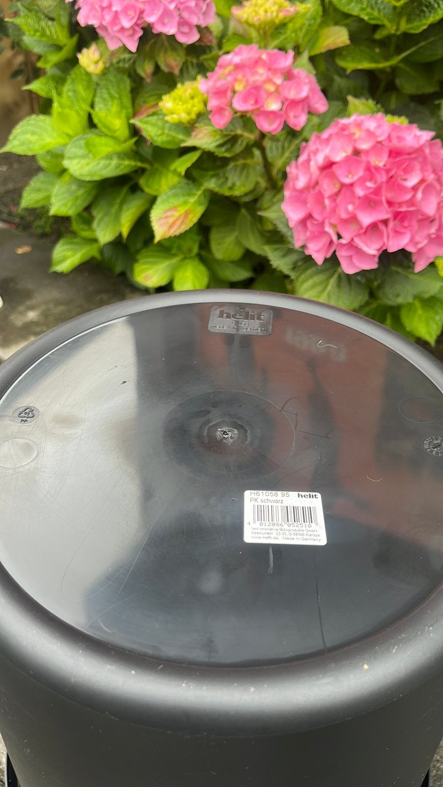 Helit 18 liter prullenbakjes heeft enkel papier ingezeten., 10 tot 20 liter, Ophalen of Verzenden, Kunststof, Minder dan 50 cm
