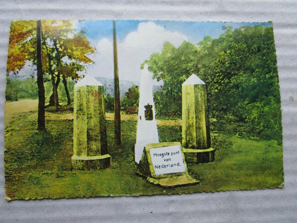 Ansichtkaart Vaals - Drielandenpunt uitgave Gebr Simons 1958, Verzenden, 1940 tot 1960, Gelopen, Limburg