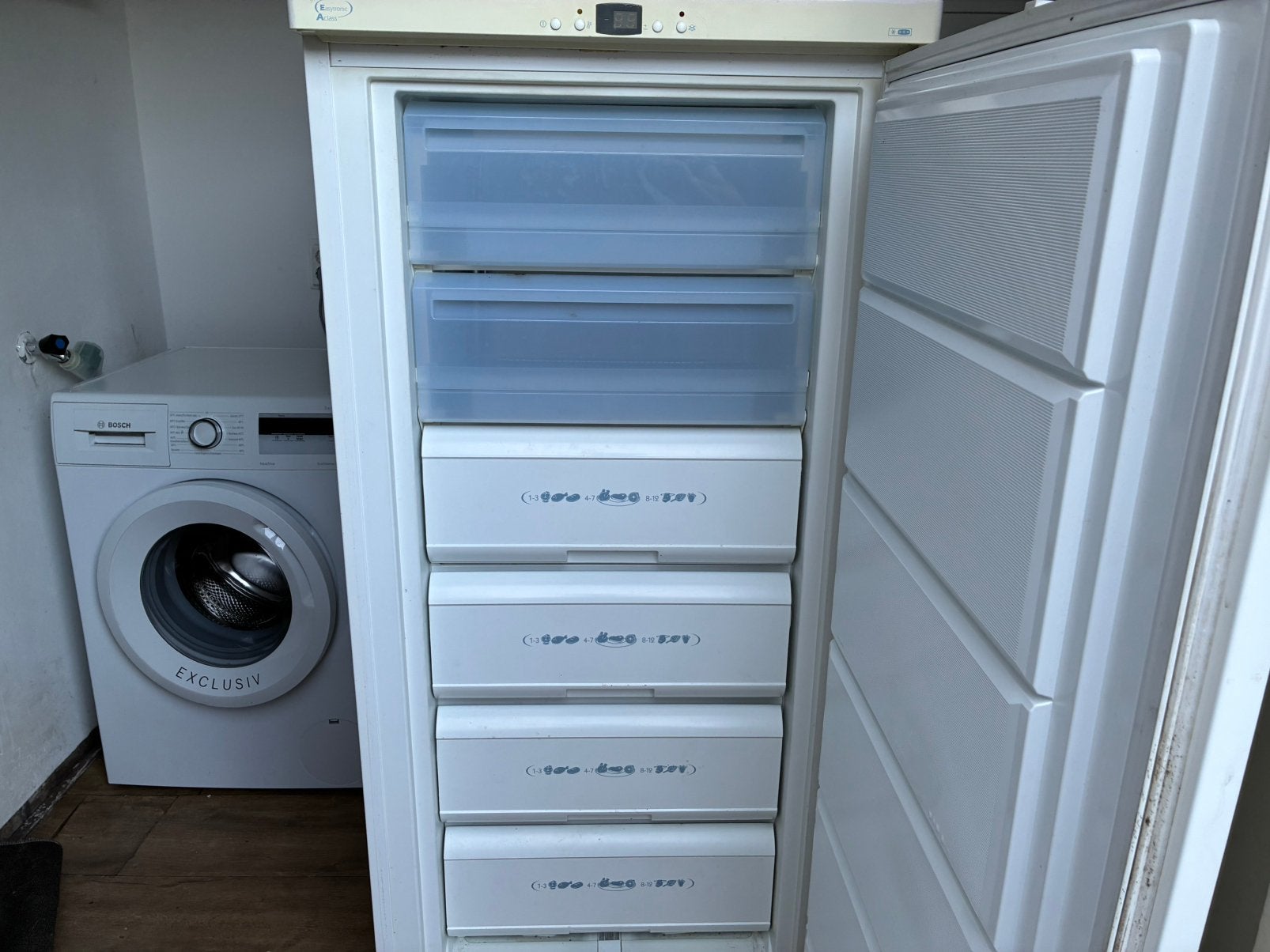 Whirlpool 6 Laden vriezer Klasse A, Vrieskast, Gebruikt, Minder dan 60 cm, Ophalen of Verzenden
