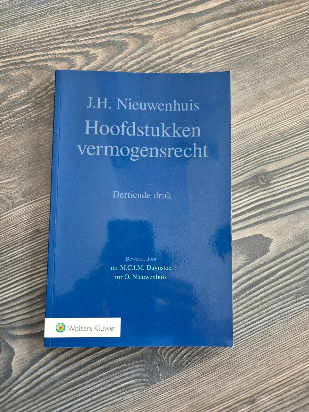 Hoofdstukken vermogensrecht - J.H. Nieuwenhuis, Ophalen of Verzenden, J.H. Nieuwenhuis, Gamma, WO