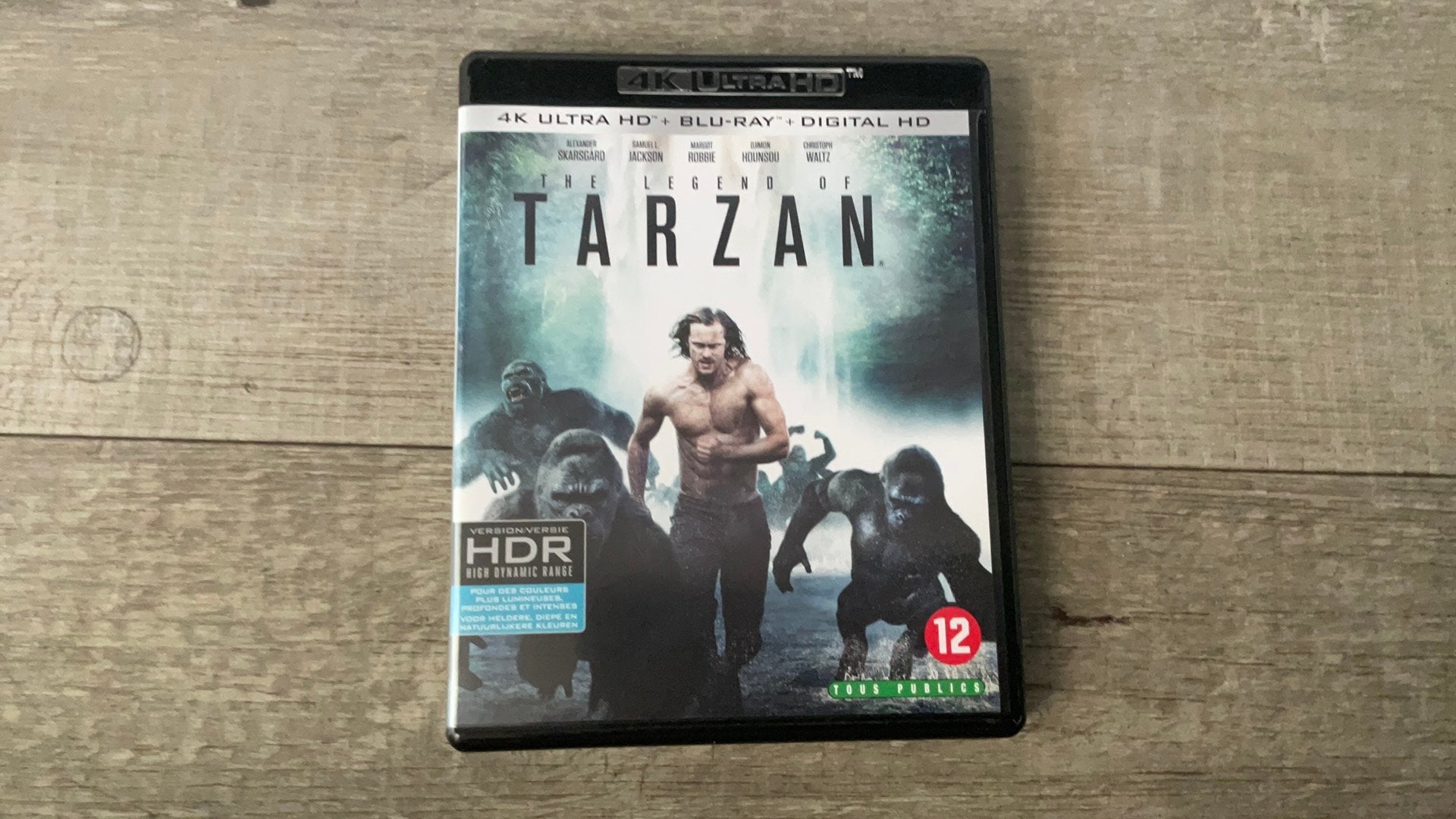 4K Blu Ray Tarzan, Cd's en Dvd's, Ophalen of Verzenden, Zo goed als nieuw, Actie
