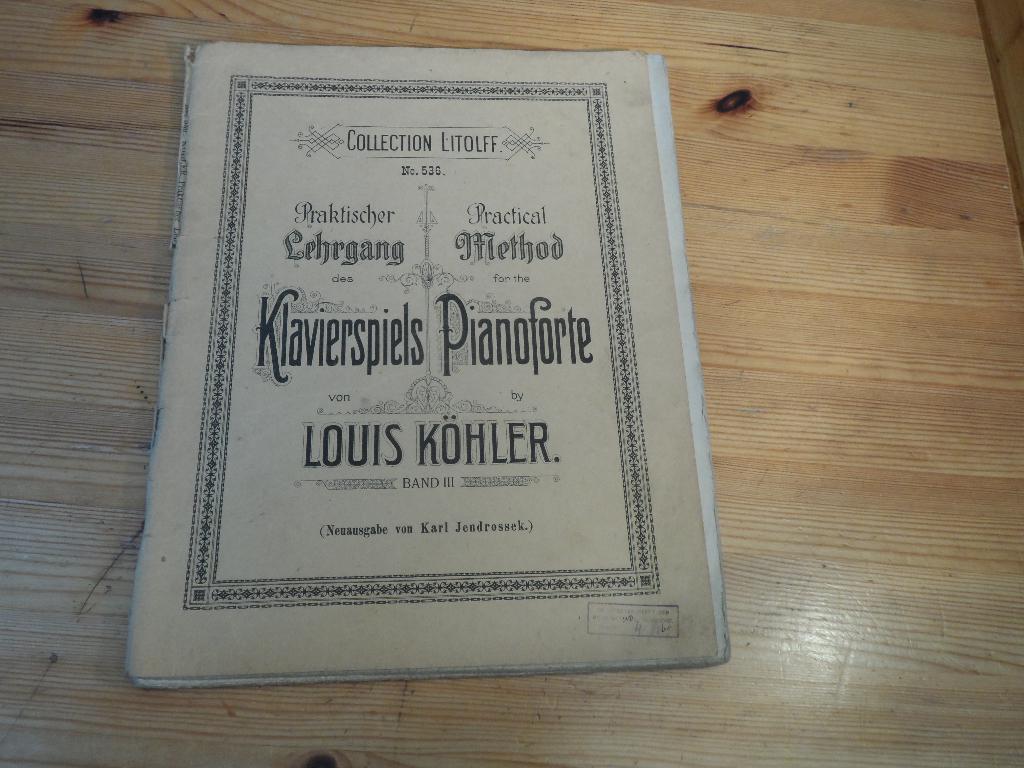 L. Kohler - praktischer lehrgang des klavierspiels, Muziek en Instrumenten, Gebruikt, Klassiek, Ophalen of Verzenden, Artiest of Componist