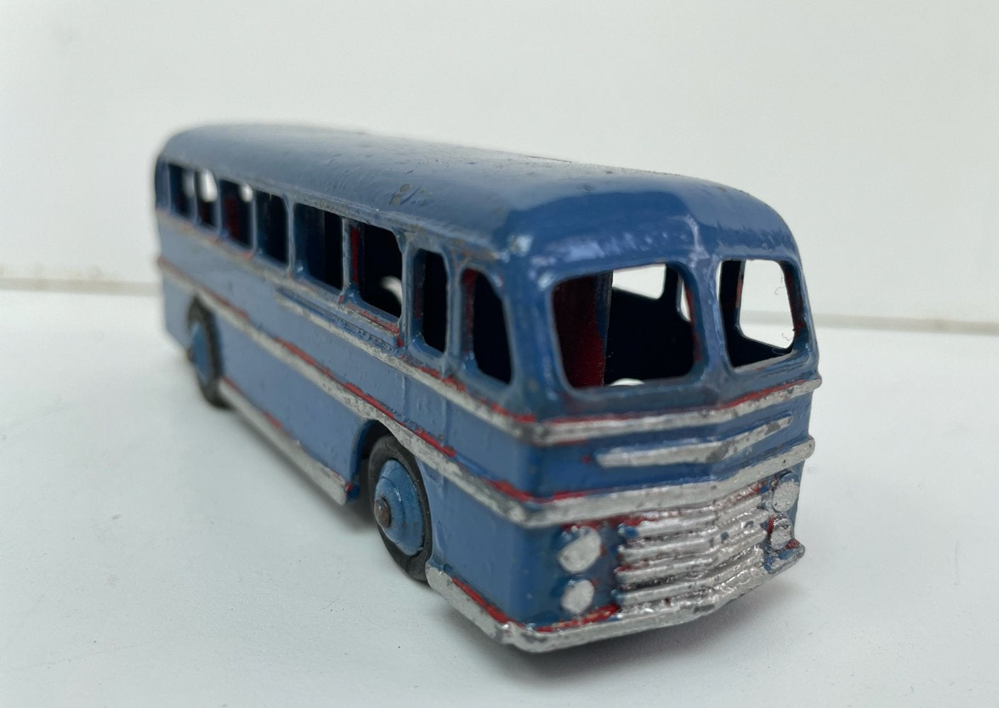 Vintage Dinky Toys Bus - Blauw (Gebruikt), Ophalen of Verzenden