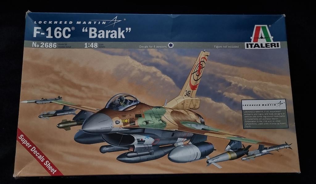 1/48 F-16C "Barak", Ophalen of Verzenden, Groter dan 1:72, Overige merken
