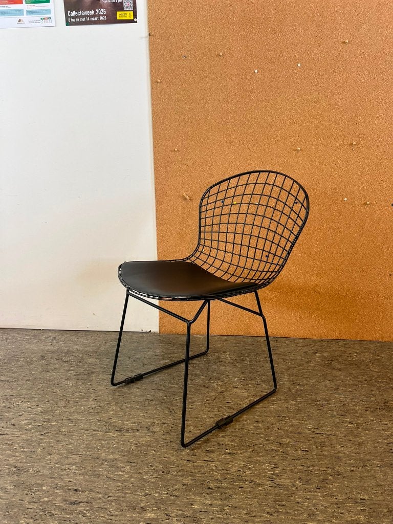 Stoel Bertoia Wire Chair, Ophalen, Gebruikt, Bruin, Eén