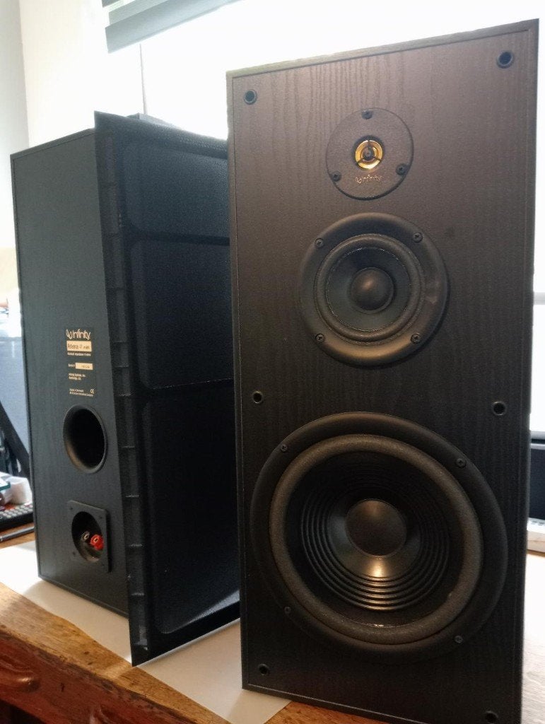Infinity Reference 41mk2 Refurbished en Mk21i, Ophalen, Vloerstaande luidspreker, Refurbished, 60 tot 120 watt