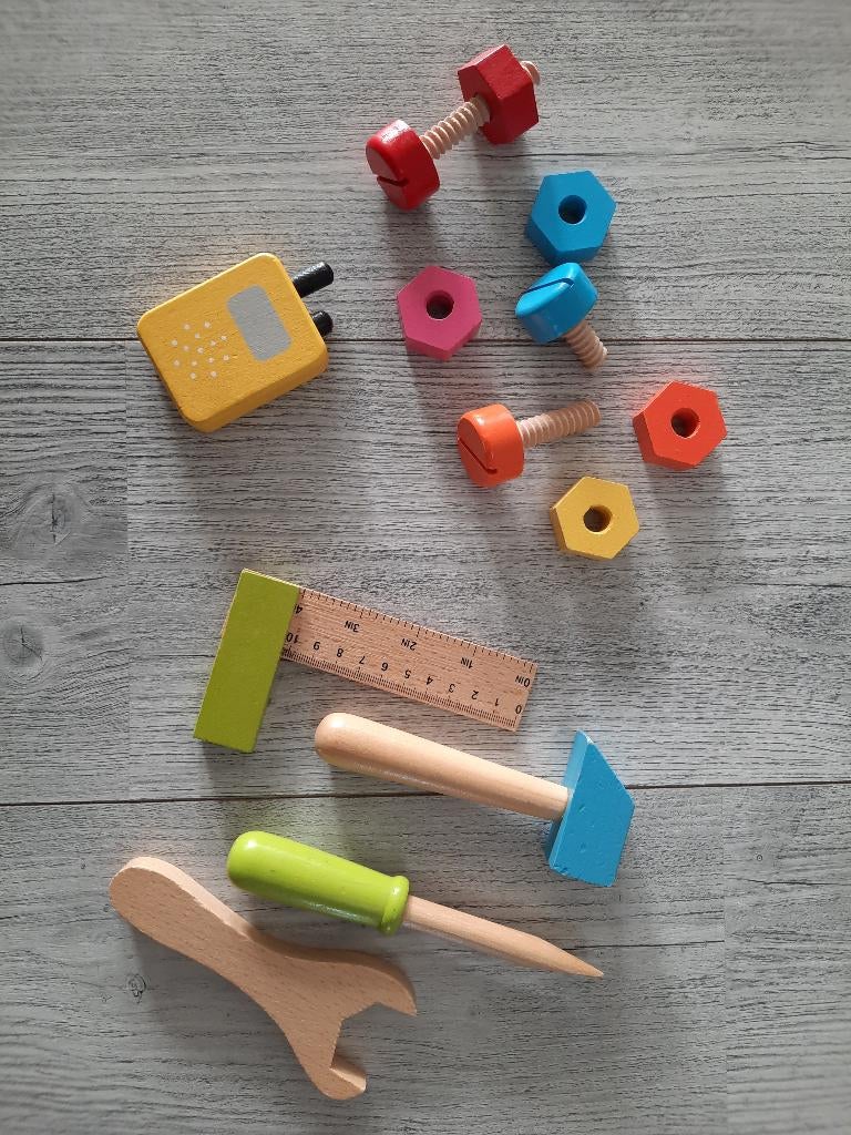 Set houten kinder gereedschap, Ophalen of Verzenden, Zo goed als nieuw