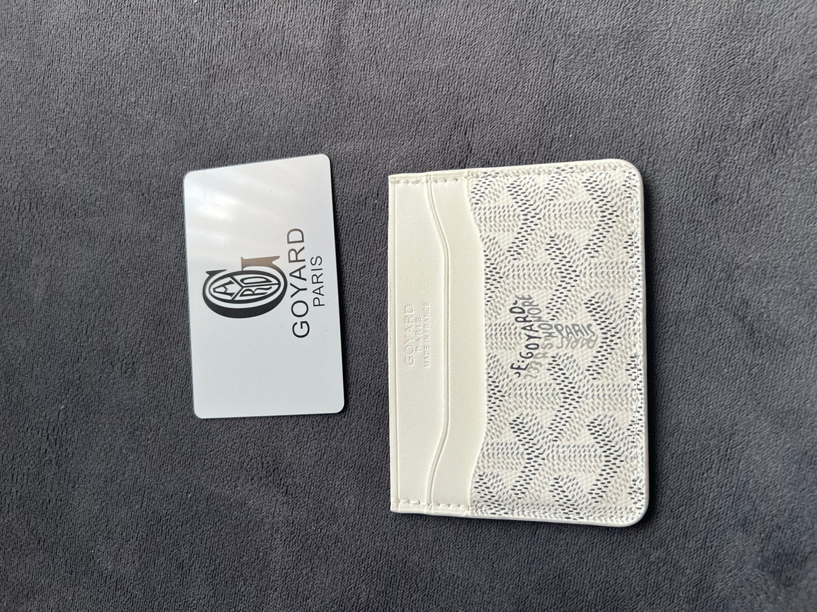 Goyard Kaarthouder Wit - Helemaal Nieuw, Sieraden, Tassen en Uiterlijk, Portemonnees, Ophalen of Verzenden, Nieuw, Wit, Overige merken