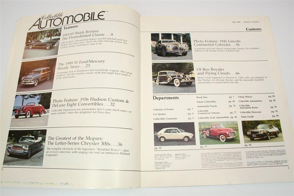 Vintage Automobile Tijdschrift 1985 — Buick Riviera Historie, Ophalen of Verzenden, Gelezen, Overige merken