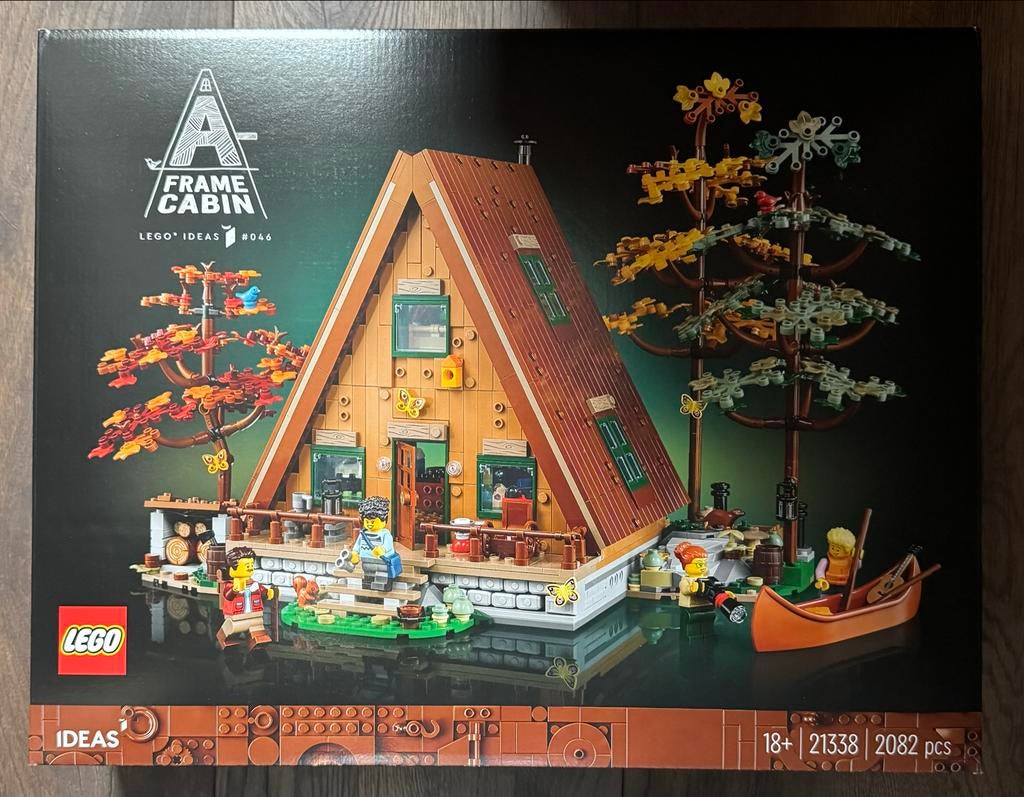 Lego Ideas A-Frame Cabin 21338, Lego, Nieuw, Ophalen of Verzenden, Ideas