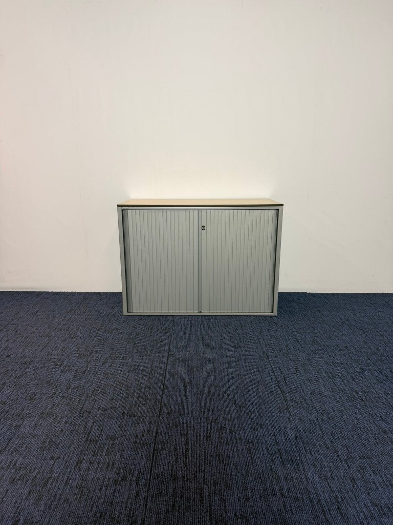 Roldeurkast Ahrend, aluminium, H 74 x B 100 x D 45 cm., Ophalen, Gebruikt