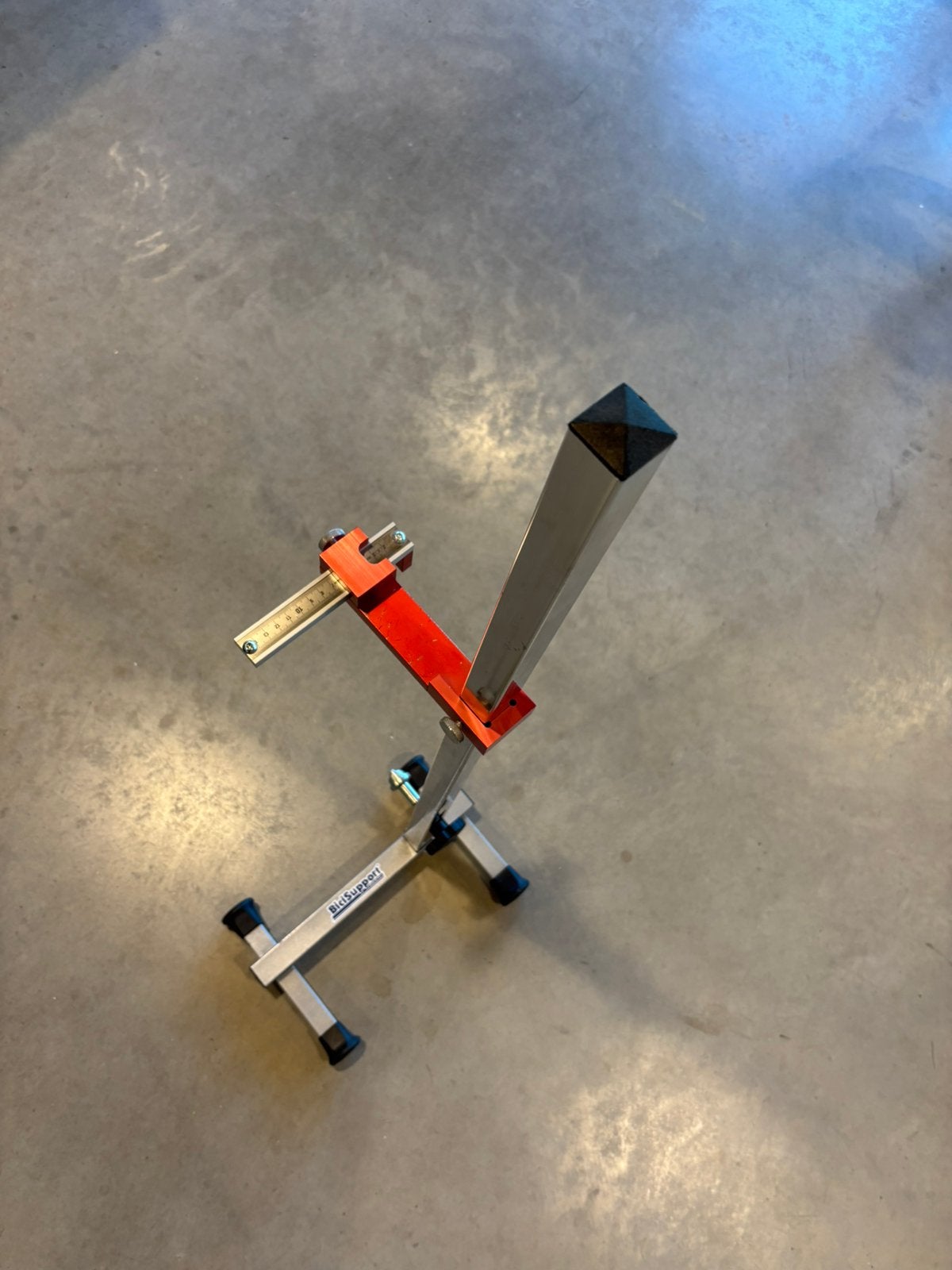 Bikefit tool zadelhoogte / zadelterugstand tool /Bikefitting, Ophalen of Verzenden, Gebruikt, Aluminium