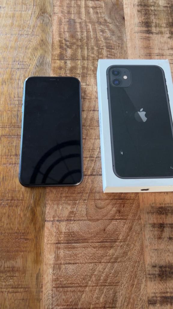 Apple iPhone 11 Zwart 64GB - Zo goed als nieuw, Ophalen, Zwart, IPhone 11, Zo goed als nieuw