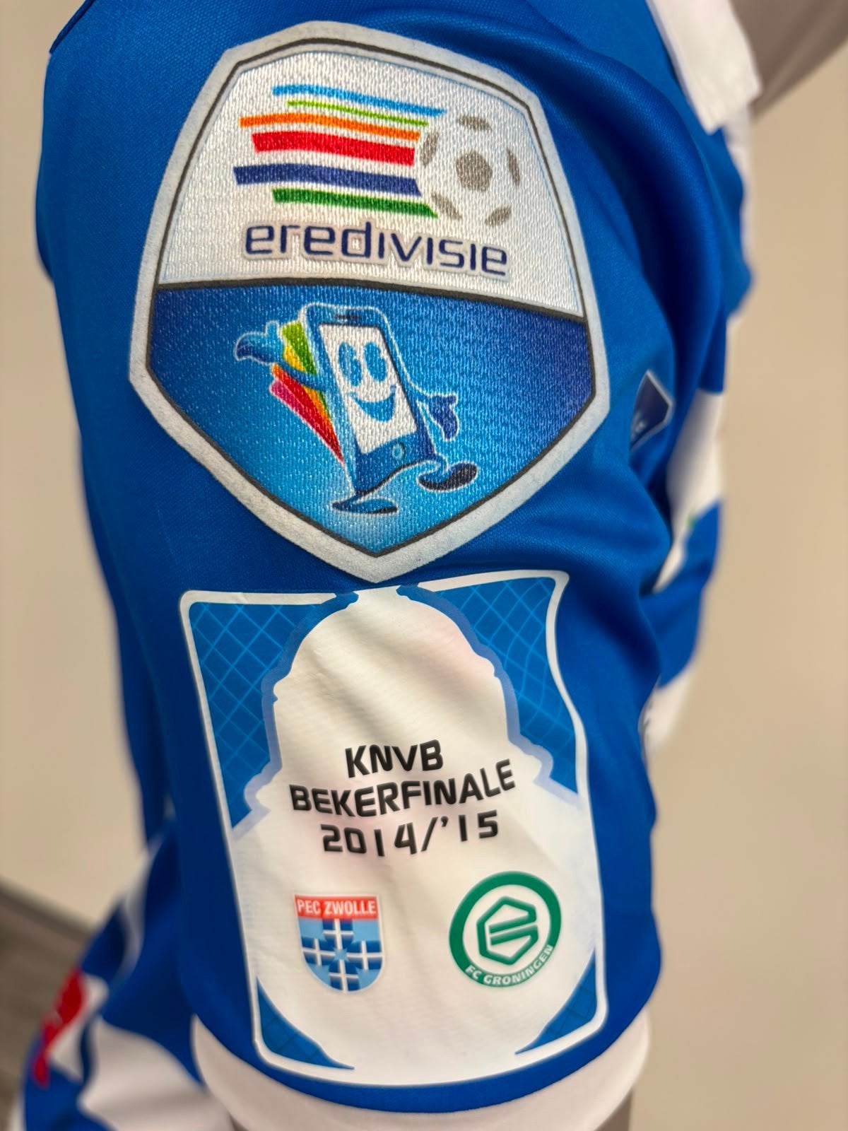 Bekerfinale wedstrijdshirt Lukoki PEC Zwolle - FC Groningen, Ophalen of Verzenden, Gebruikt, Shirt