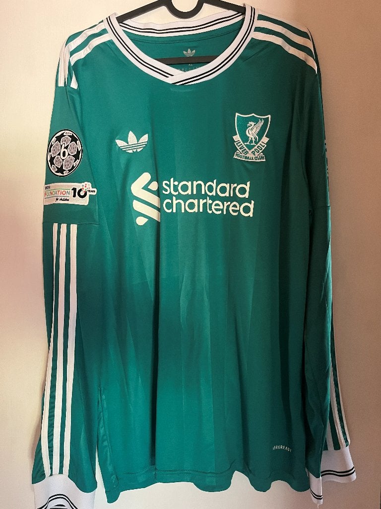 Liverpool Derde shirt longsleeve. Gravenberch maat XL, Maat XL, Ophalen of Verzenden, Nieuw, Shirt