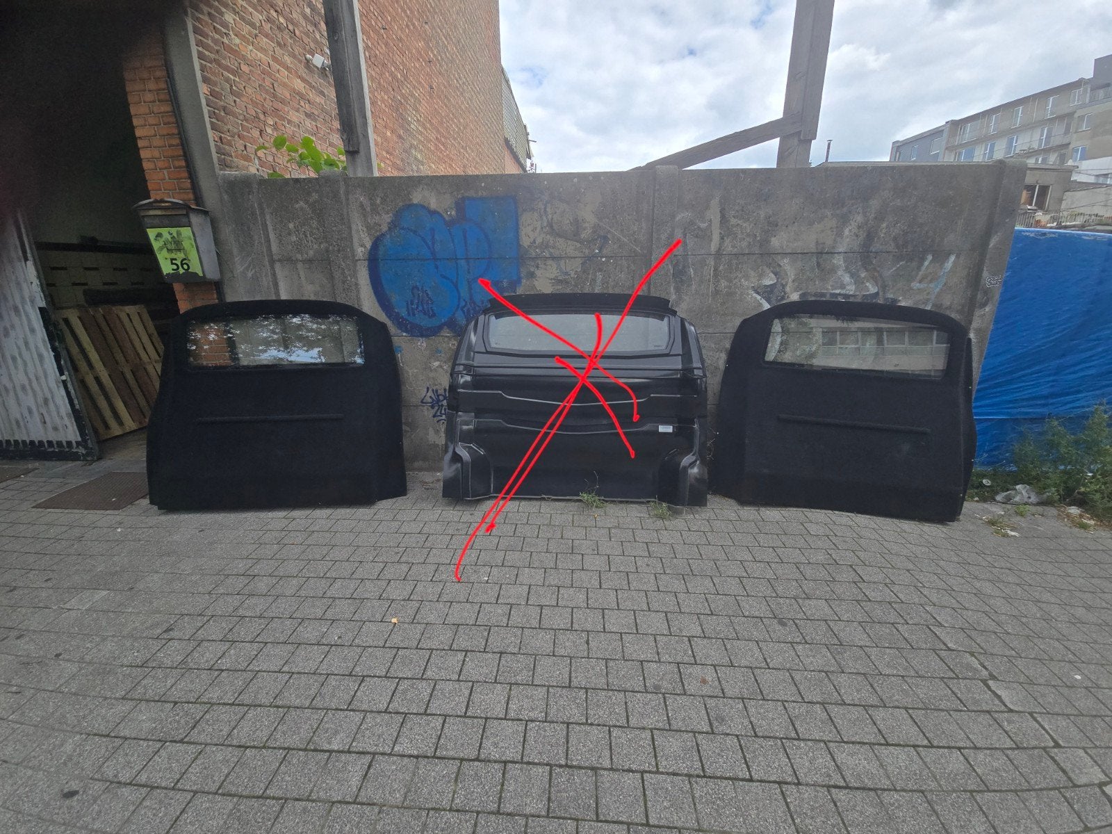 Tussenschot ouirginale mercedes vito taurer class v 447, Ophalen of Verzenden, Nieuw