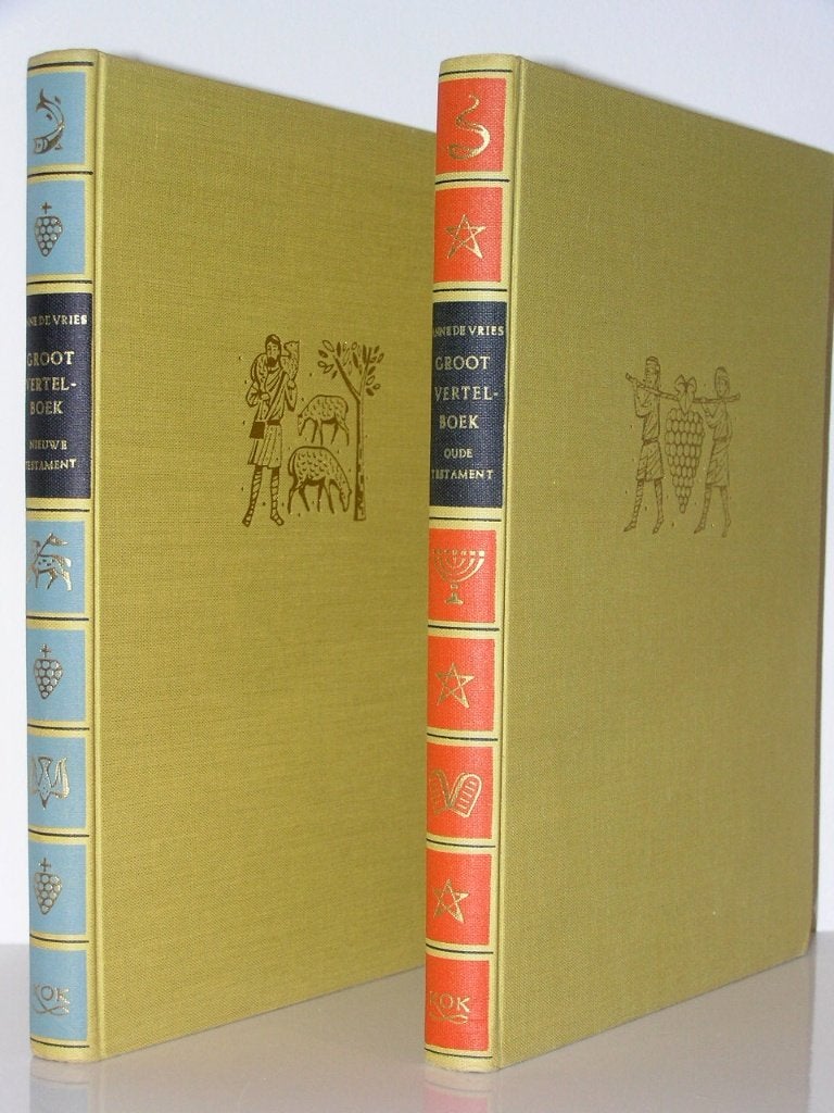 Anne de Vries - Groot vertelboek OT en NT 12-de & 16-de druk, Boeken, Ophalen of Verzenden, Gelezen