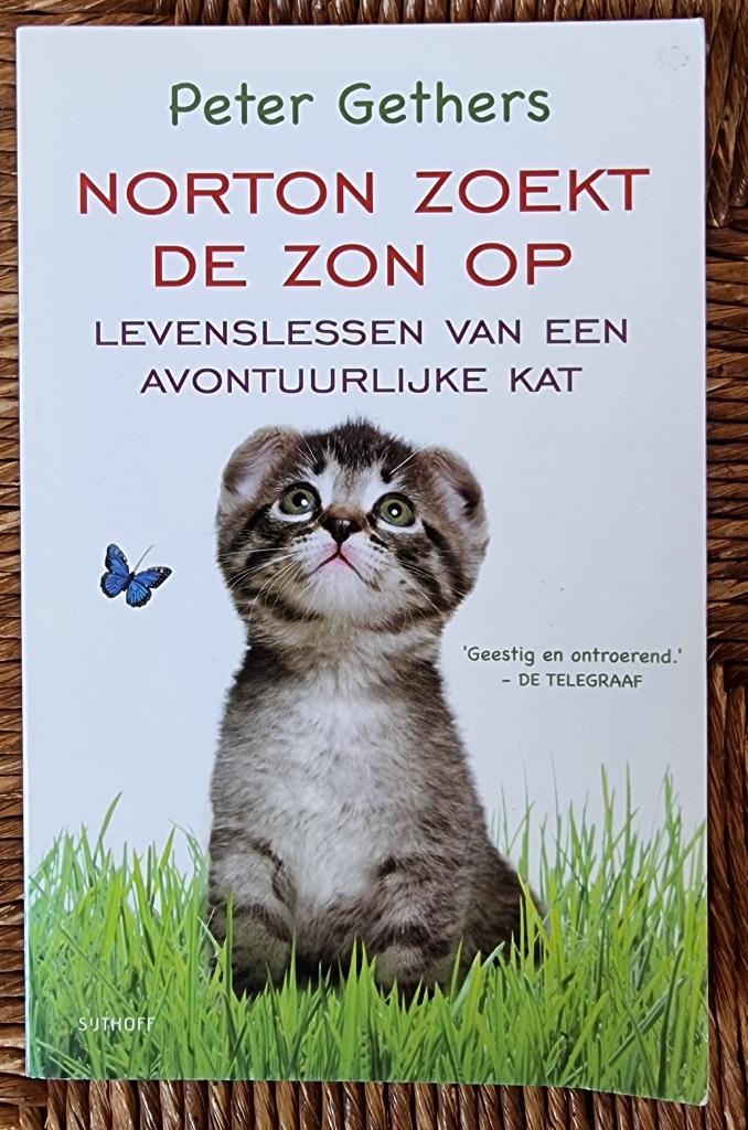 Norton zoekt de zon op - Peter Gethers - kat - IZGST, Ophalen of Verzenden, Zo goed als nieuw, Katten, Peter Gethers