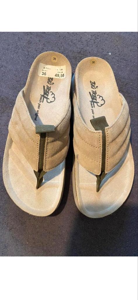 Big Tree slippers kwaliteit/vergelijkbaar met Birkenstock, Slippers, Verzenden, Beige, Nieuw