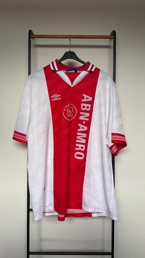 Origineel Ajax thuisshirt 1994/95 Umbro maat XXL – ABN AMRO, Groter dan maat XL, Ophalen of Verzenden, Zo goed als nieuw, Shirt