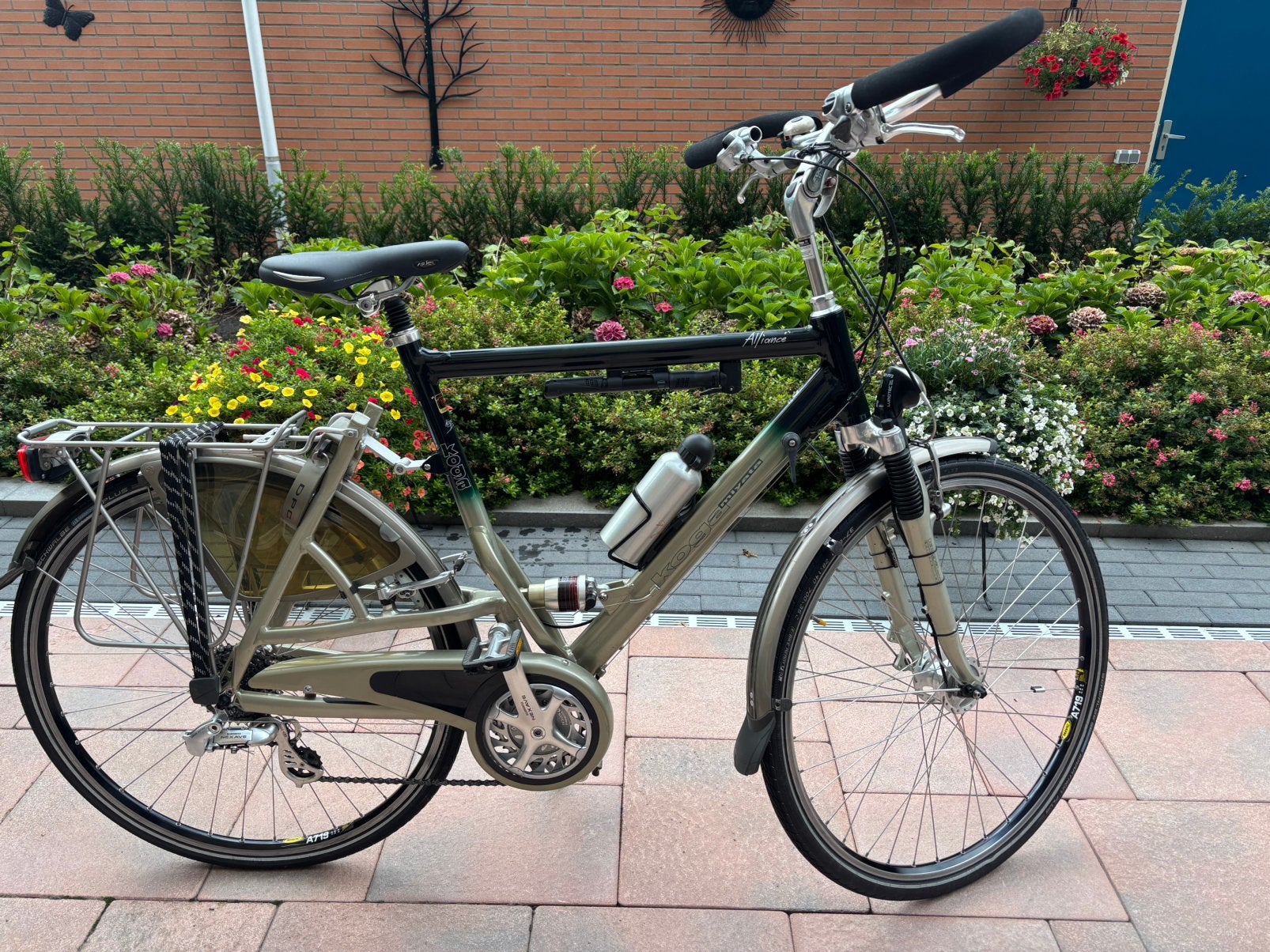 Te koop Koga Alliance herenfiets, 28 inch, Vering, Velgrem, Zo goed als nieuw