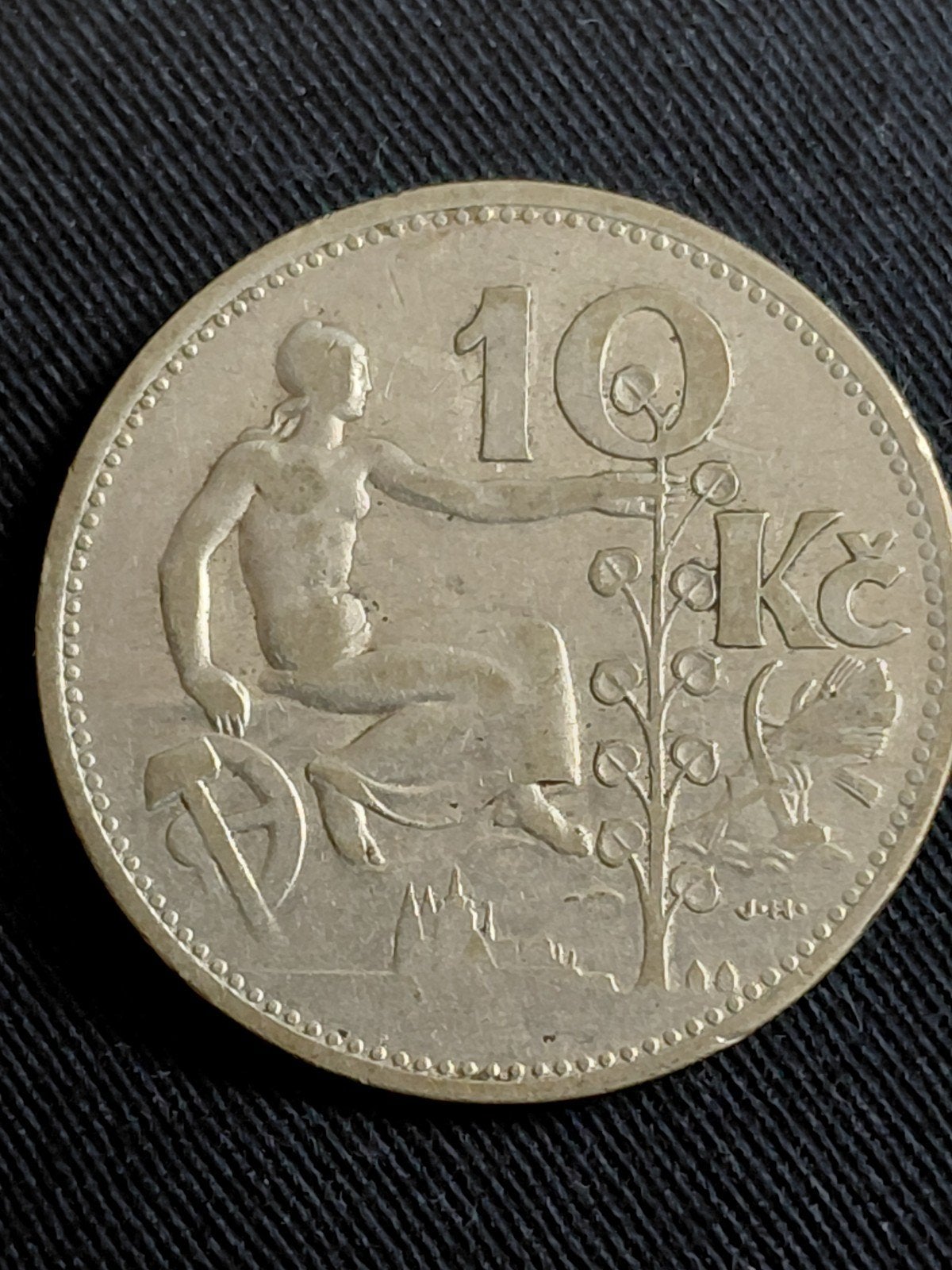 Tjechoslowakije 10 Korun 1932 - Zilver, Verzenden, Overige landen, Losse munt, Zilver
