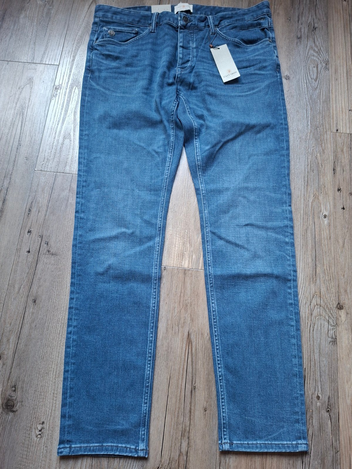 Cast Iron Riser slimfit jeans W36 L32, W36 - W38 (confectie 52/54), Blauw, Nieuw, Ophalen of Verzenden