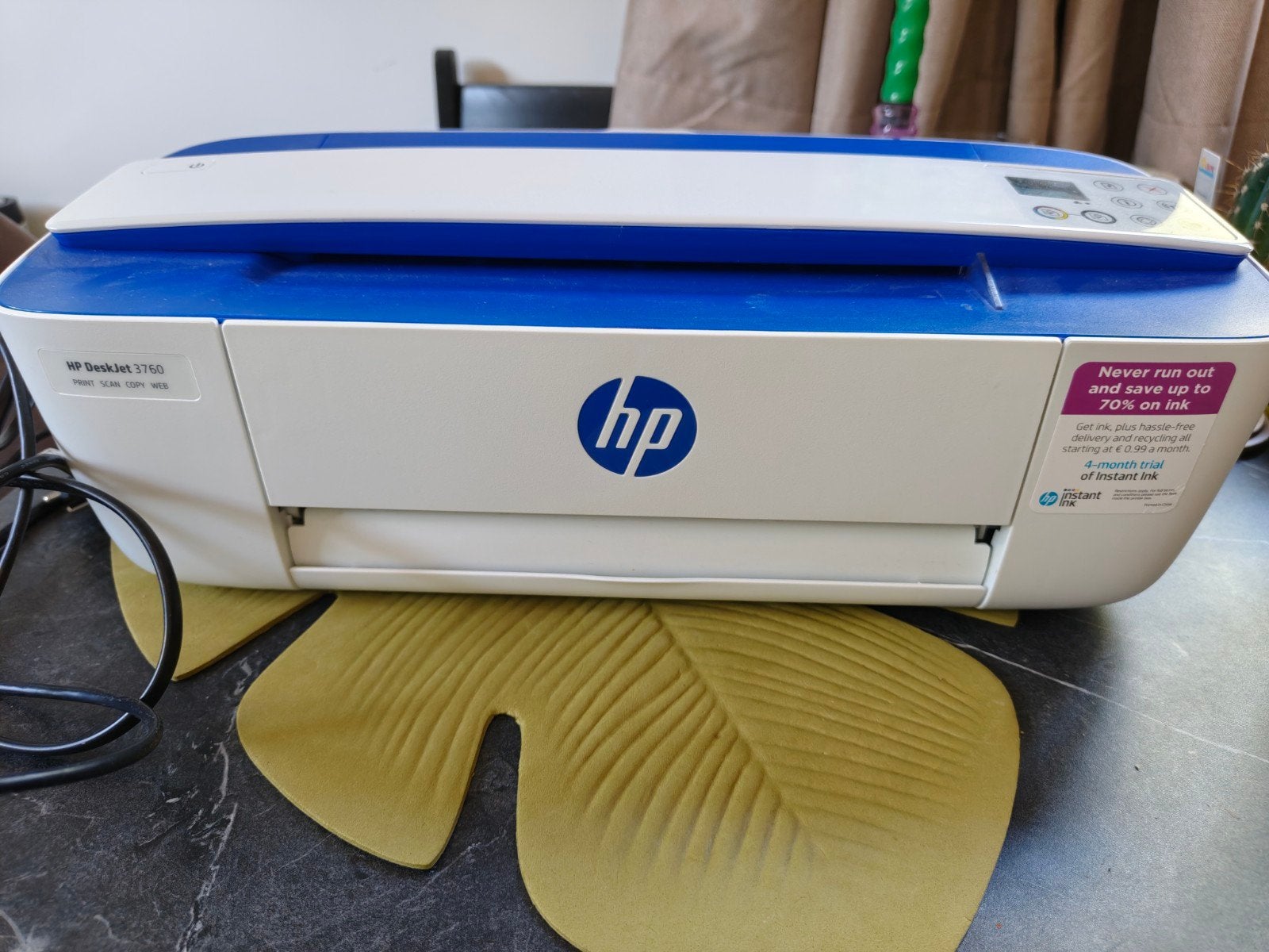 HP DeskJet 3760 All-in-One Printer, Computers en Software, Kleur printen, Gebruikt, Inkjetprinter, All-in-one