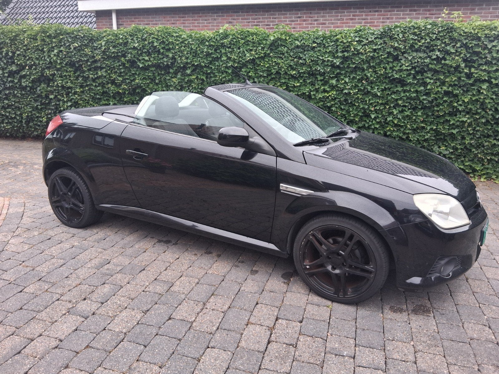 Opel 2005 Zwart, Auto's, Cabriolet, 1364 cc, 2 stoelen, Geïmporteerd
